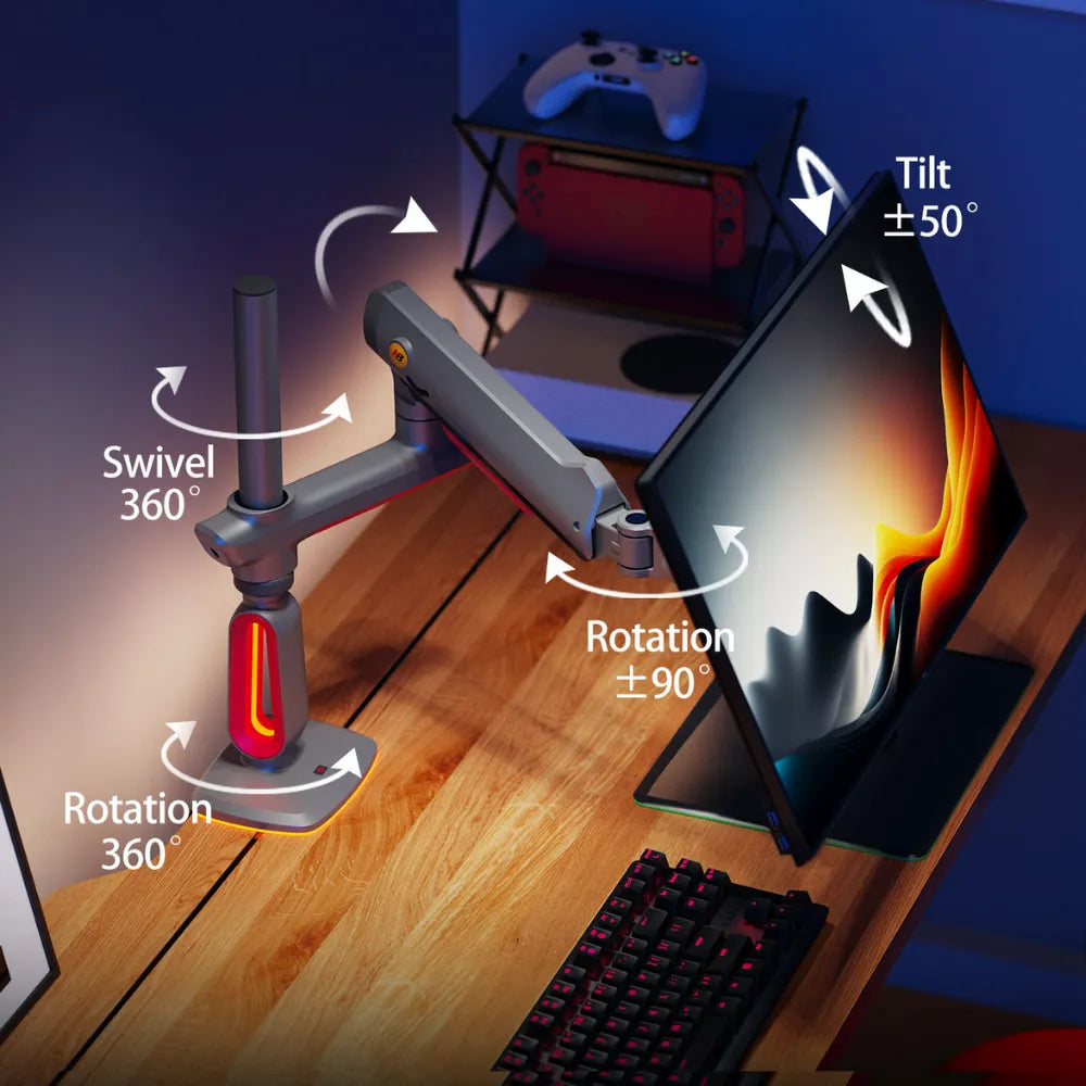 Rack Soporte Gamer Ergonómico para Monitor G80