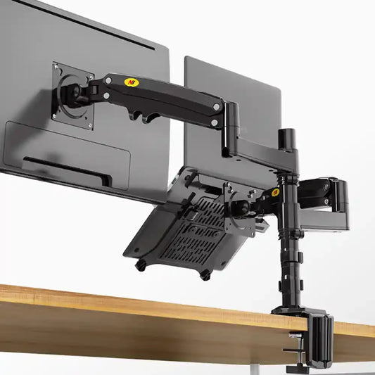 Rack Soporte Ergonómico para 1 PC Portátil y 1 Monitor H180 + FP