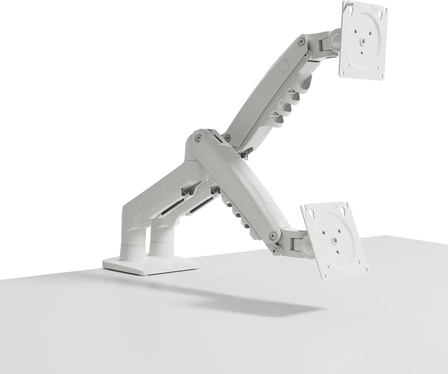 Rack Ergonómico para 2 Monitores F160 Blanco