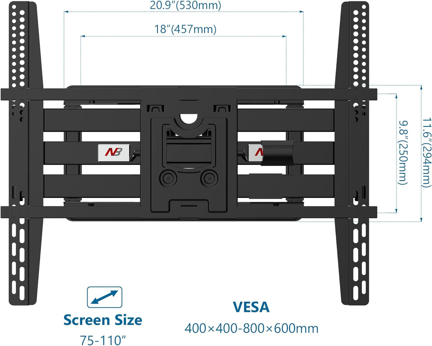 Rack Soporte Para TV Heavy Duty 75" a 110" SP5