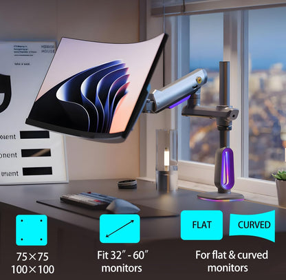 Rack Soporte Gamer Ergonómico para Monitor G80