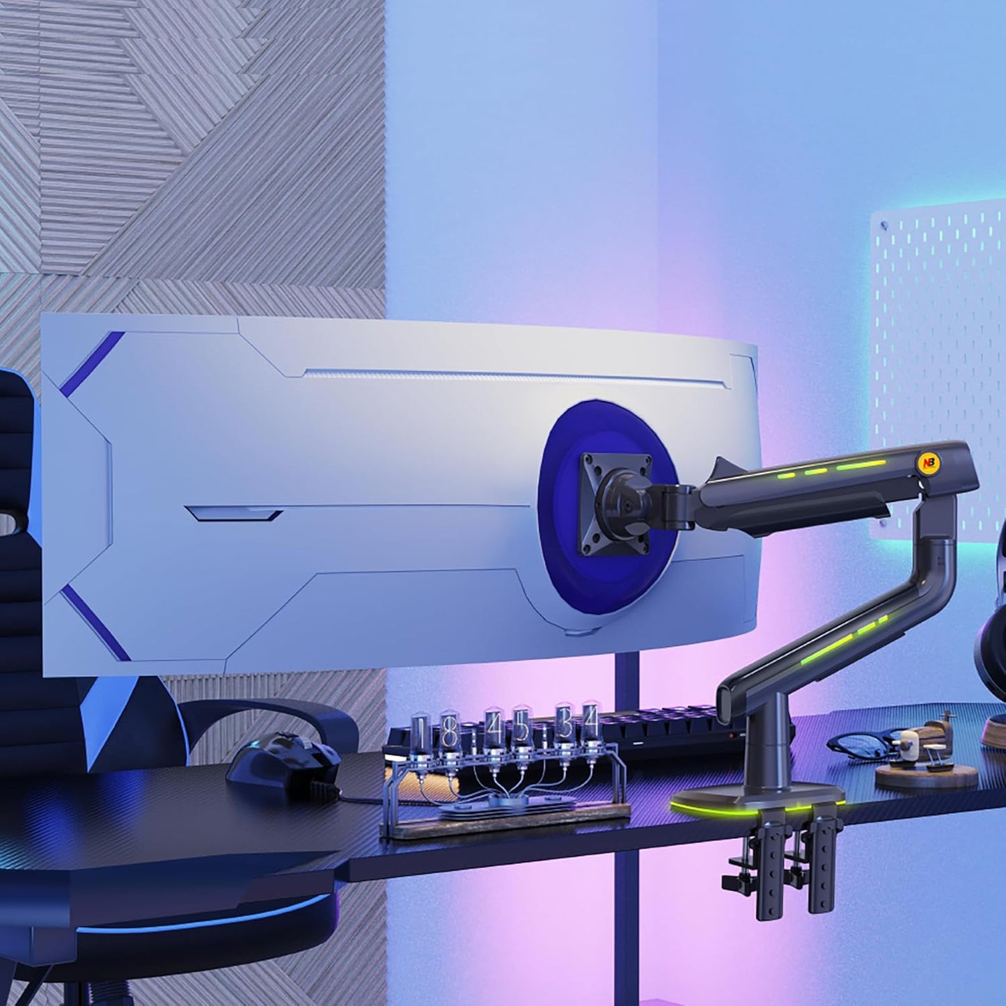 Rack Soporte Gamer Ergonómico para Monitor F5