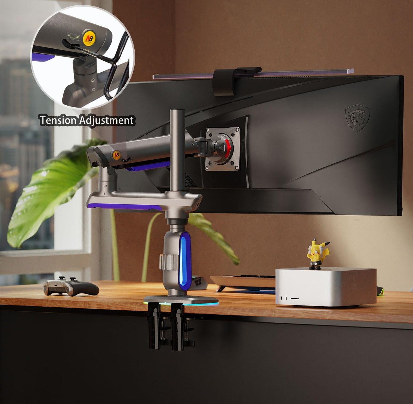 Rack Soporte Gamer Ergonómico para Monitor G80