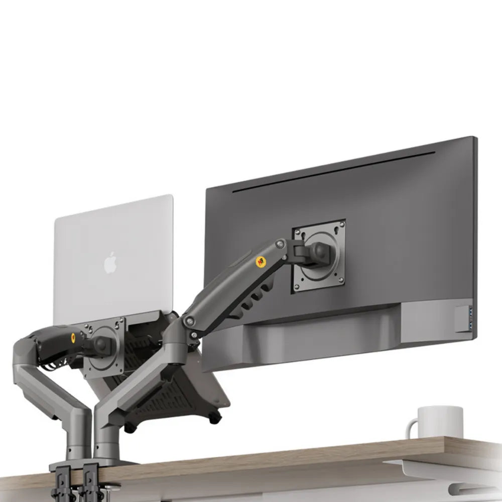 Rack Soporte Ergonómico para 1 PC Portátil y 1 Monitor F160 + FP