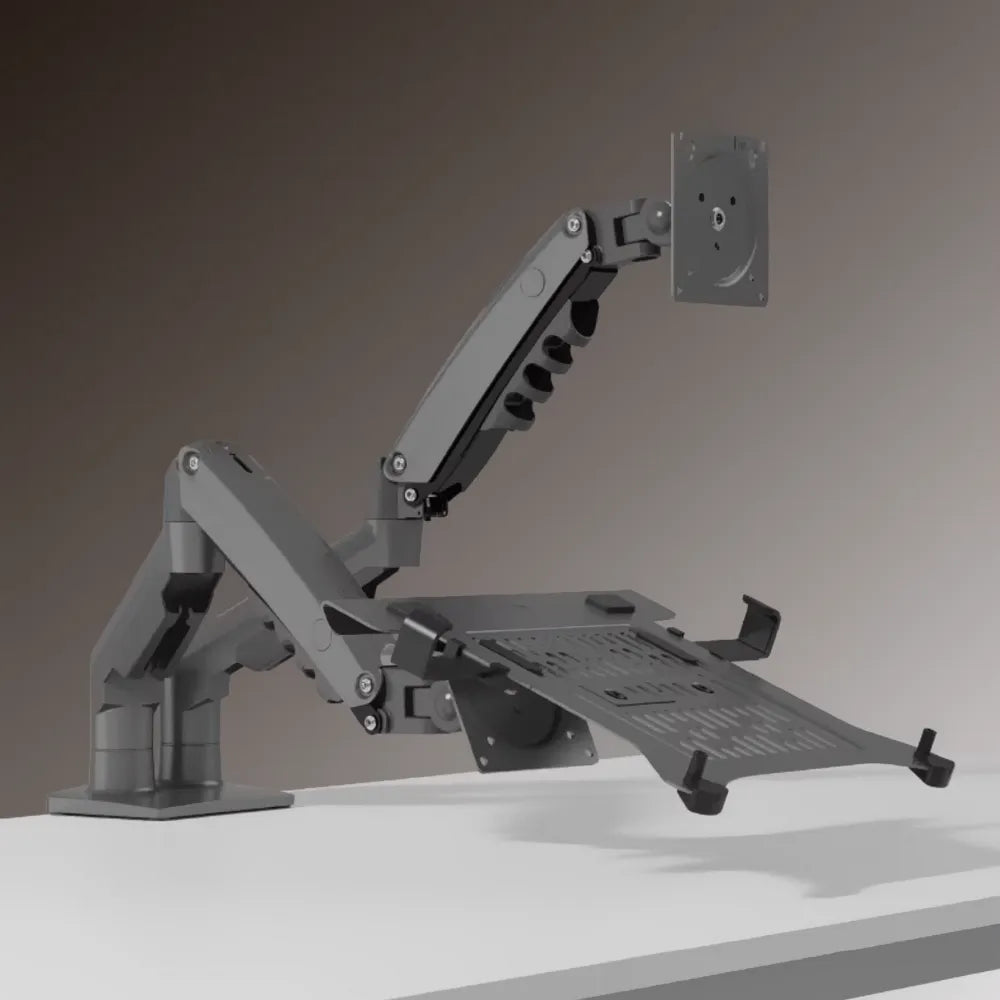 Rack Soporte Ergonómico para 1 PC Portátil y 1 Monitor F160 + FP