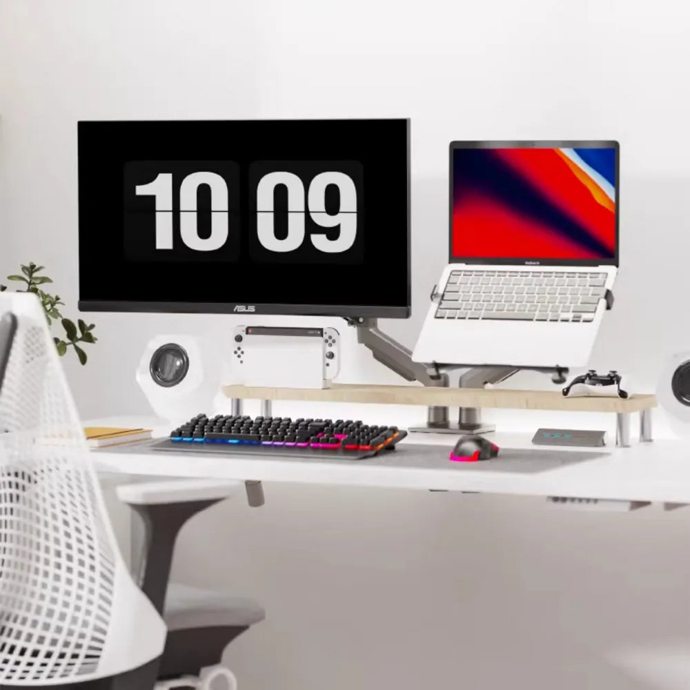 Rack Soporte Ergonómico para 1 PC Portátil y 1 Monitor F160 + FP