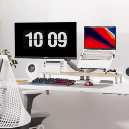 Rack Soporte Ergonómico para 1 PC Portátil y 1 Monitor F160 + FP