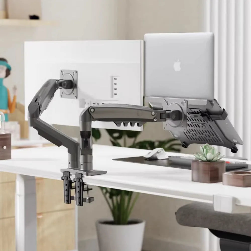 Rack Soporte Ergonómico para 1 PC Portátil y 1 Monitor F160 + FP