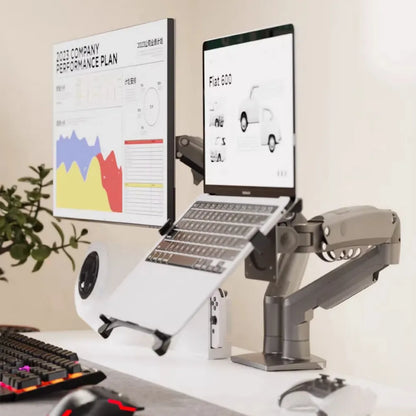 Rack Soporte Ergonómico para 1 PC Portátil y 1 Monitor F160 + FP