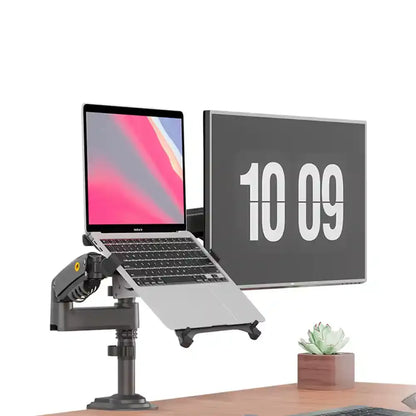 Rack Soporte Ergonómico para 1 PC Portátil y 1 Monitor H180 + FP