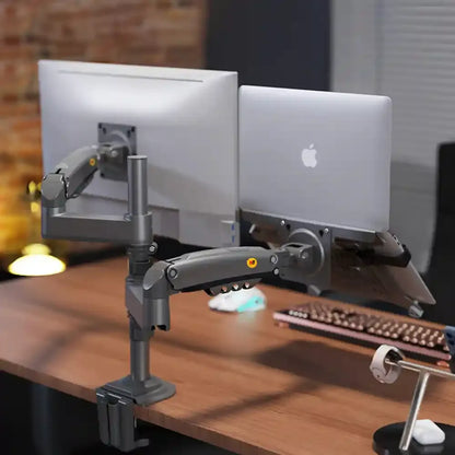 Rack Soporte Ergonómico para 1 PC Portátil y 1 Monitor H180 + FP