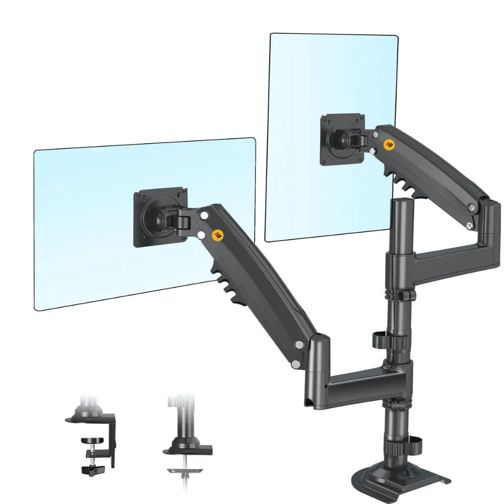 Rack Soporte Ergonómico para 2 Monitores H180