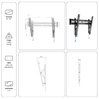 Rack Soporte Ergonómico para Televisor MSC3T