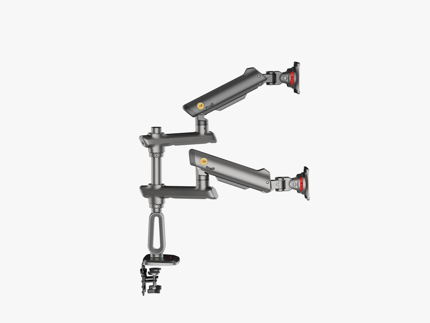 Rack Ergonómico para 2 Monitores 27" A 50" D9C