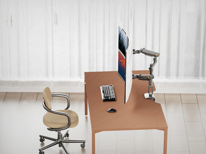 Rack Ergonómico para 2 Monitores 27" A 50" D9C