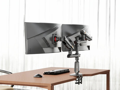 Rack Ergonómico para 2 Monitores 27" A 50" D9C