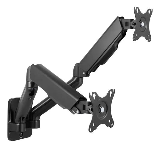 Rack Ergonómico Doble de Pared Para Monitores 17" a 32"