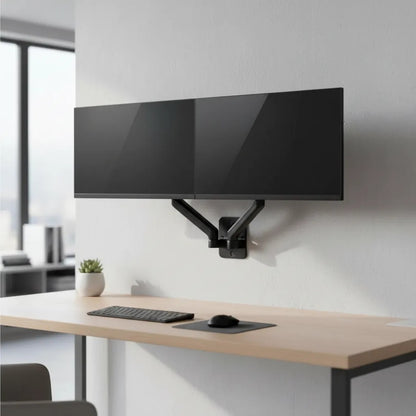 Rack Ergonómico Doble de Pared Para Monitores 17" a 32"